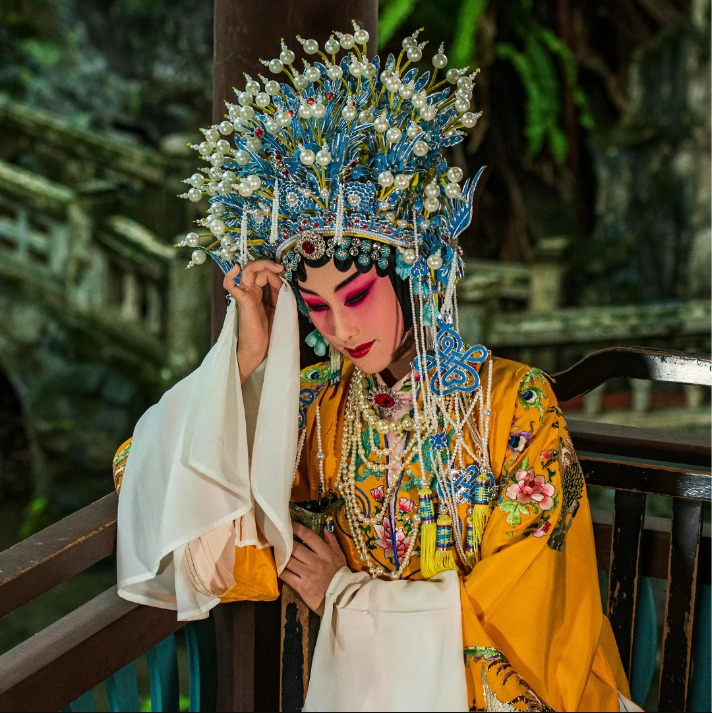 A collection of Beijing Opera theme products