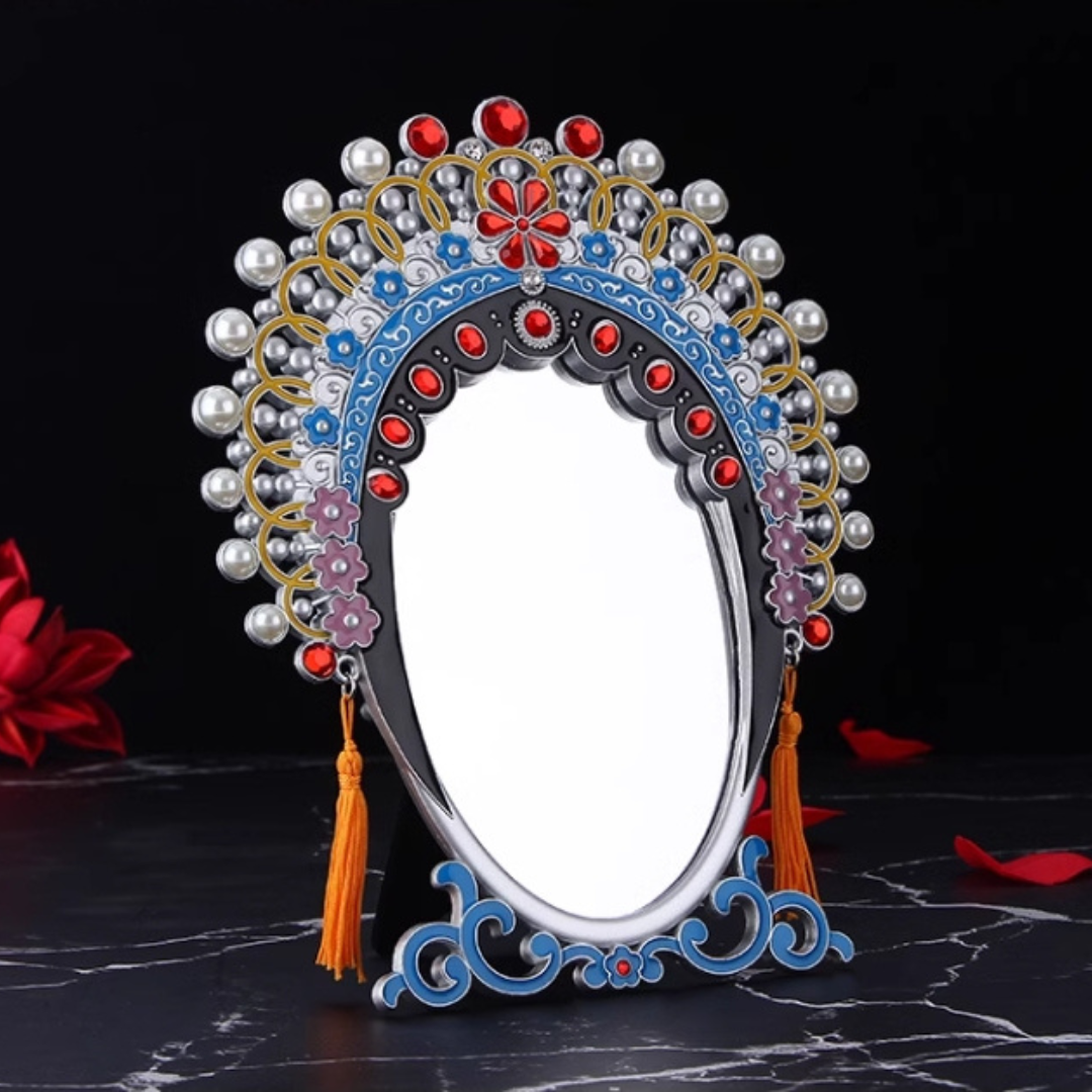 Peking Opera Facial Makeup Mirror and Picture Frame