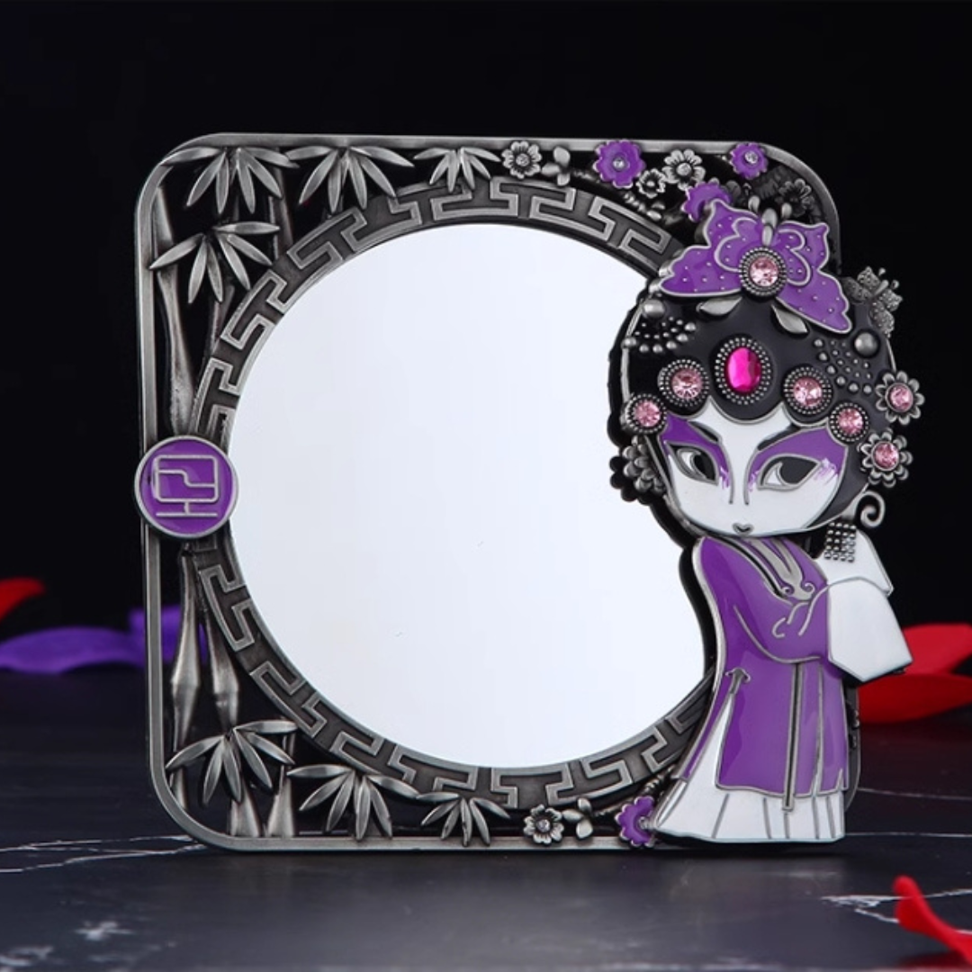 Peking Opera Facial Makeup Mirror and Picture Frame