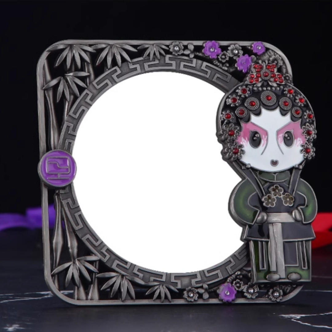 Peking Opera Facial Makeup Mirror and Picture Frame