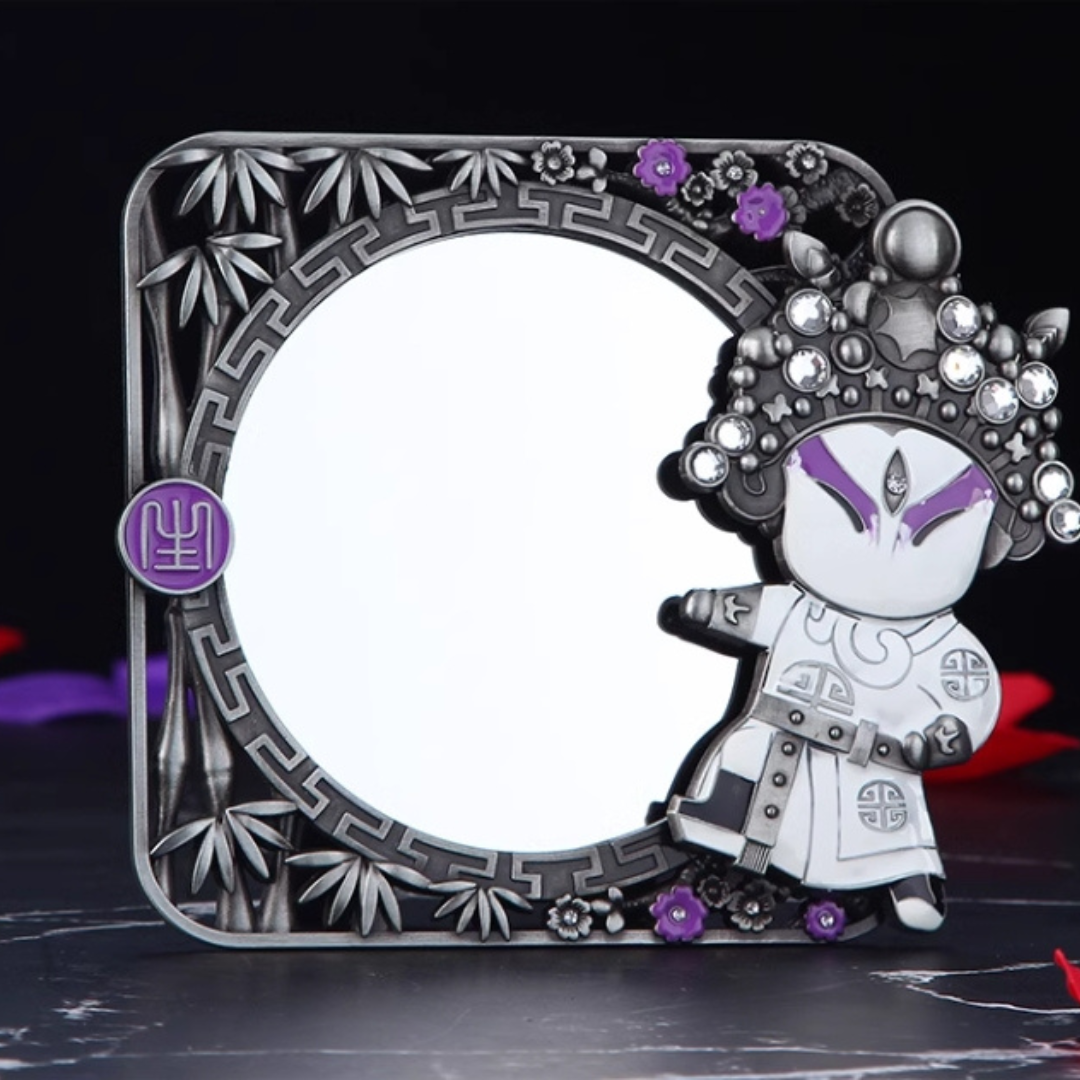 Peking Opera Facial Makeup Mirror and Picture Frame