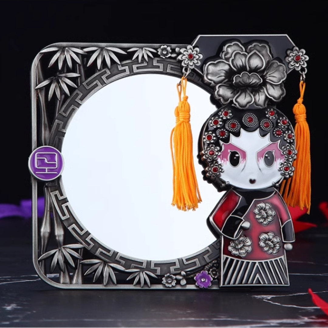 Peking Opera Facial Makeup Mirror and Picture Frame