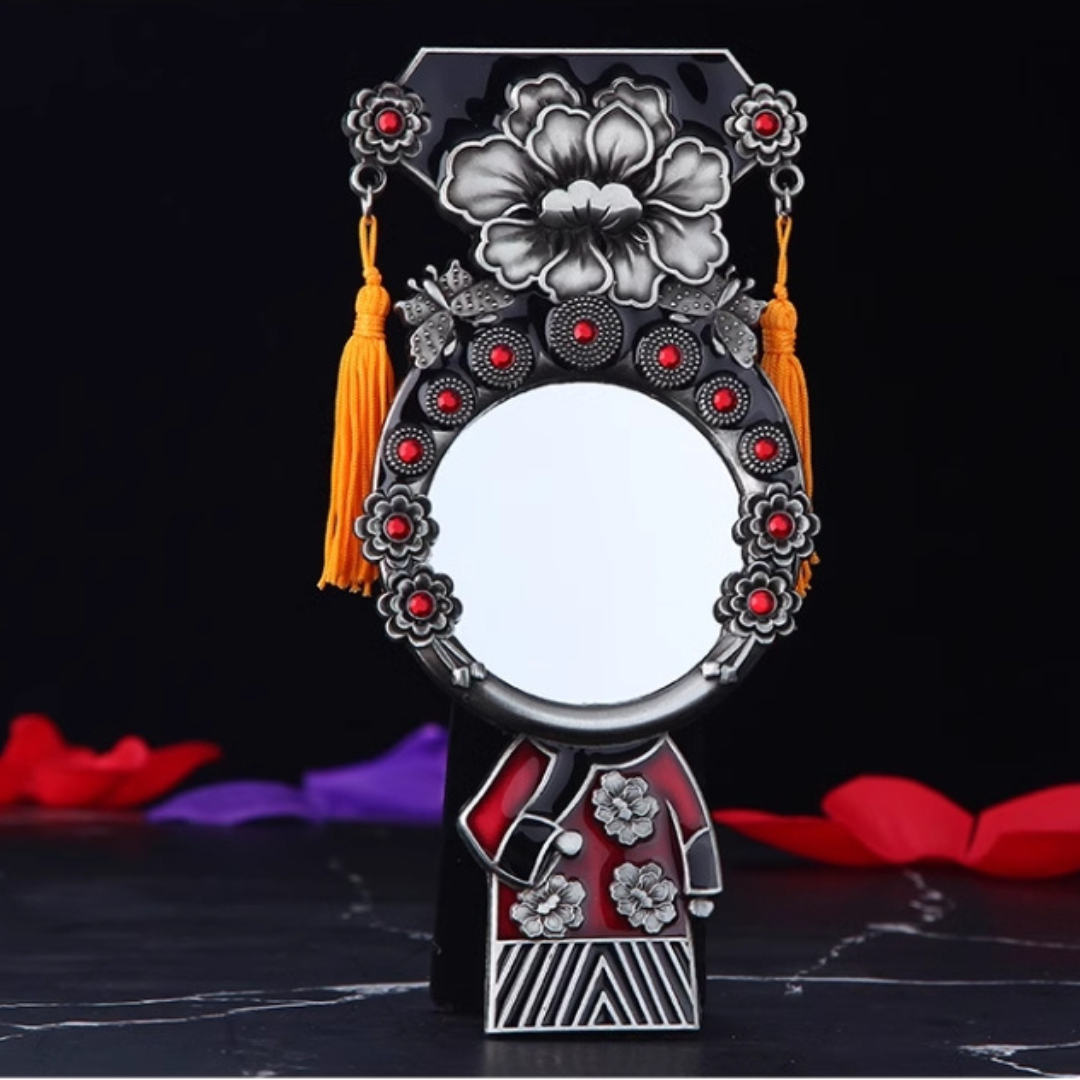 Peking Opera Facial Makeup Mirror and Picture Frame