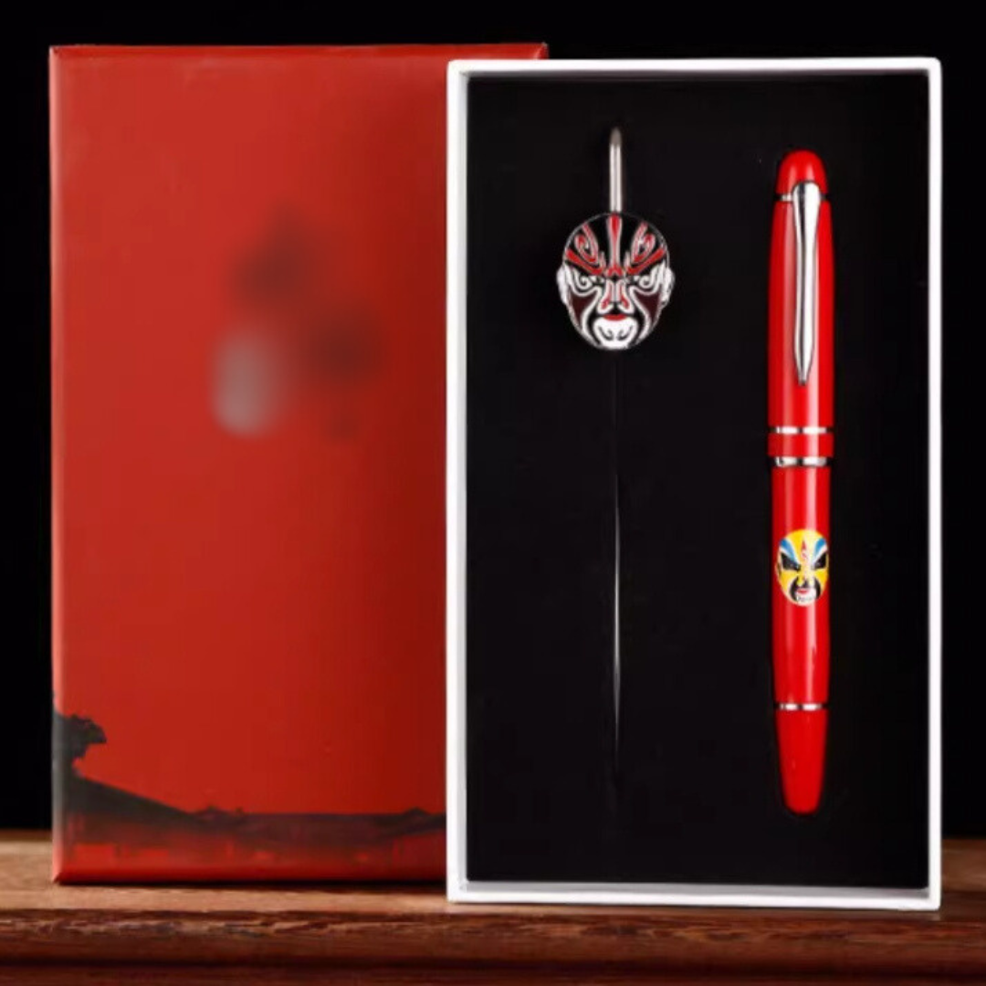 Peking Opera Pen with Bookmark Gift Set