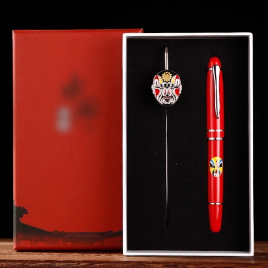 Peking Opera Pen with Bookmark Gift Set