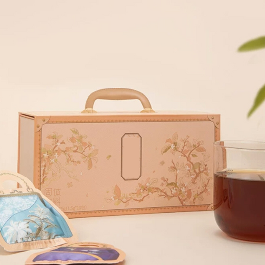 Individually Packaged Tea and Coffee Bags with Exquisite Jiangnan Pattern Design